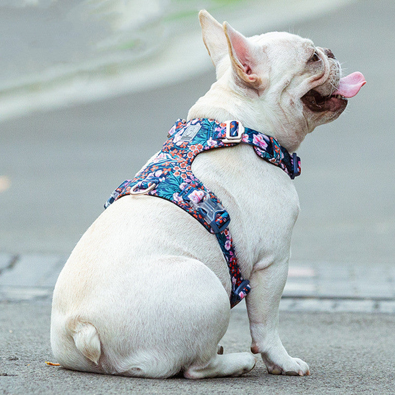 Fashion Personality Pet Chest Strap Pull Resistant Harness - The Ultimate Pet Accessory